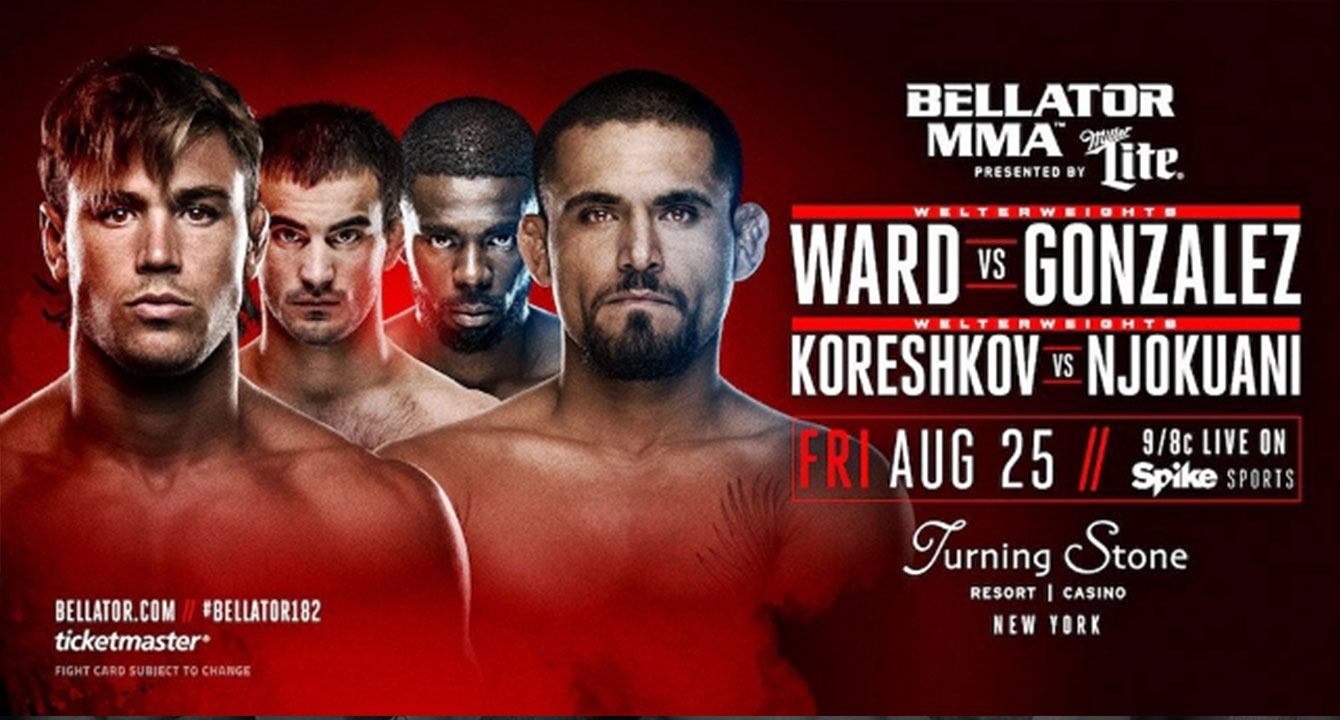 РЕЗУЛЬТАТЫ BELLATOR 182: KORESHKOV VS. NJOKUANI